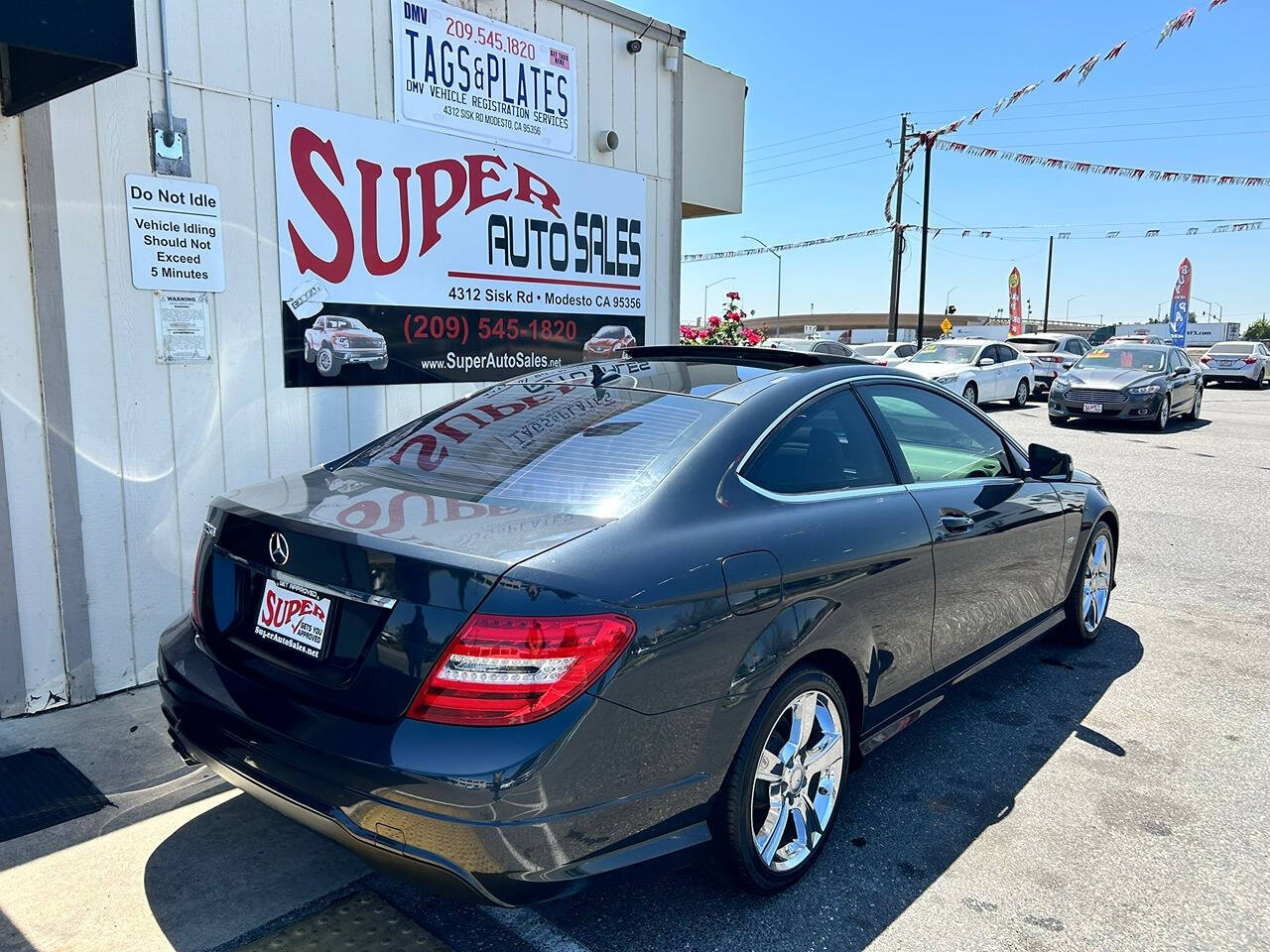 2012 Mercedes-Benz C-Class for sale at Super Auto Sales Modesto in Modesto, CA