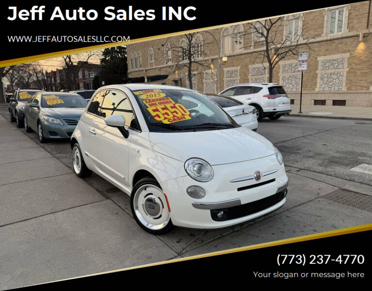 2015 FIAT 500 for sale at Jeff Auto Sales INC in Chicago IL