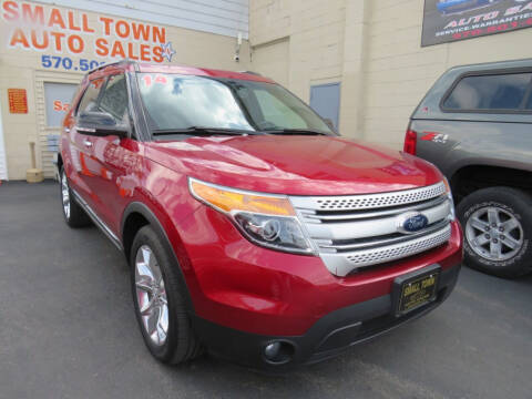 2014 Ford Explorer for sale at Small Town Auto Sales in Hazleton PA