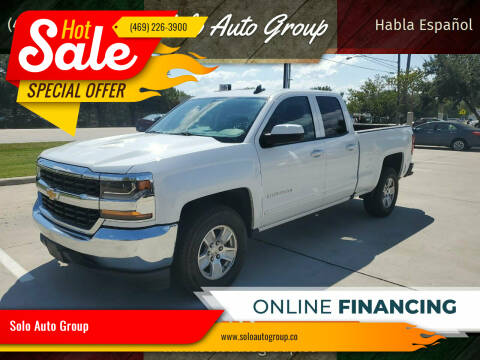 2018 Chevrolet Silverado 1500 for sale at Solo Auto Group in Mckinney TX