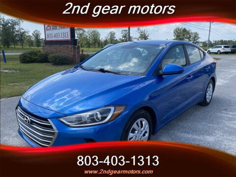 2017 Hyundai Elantra for sale at 2nd Gear Motors in Lugoff SC