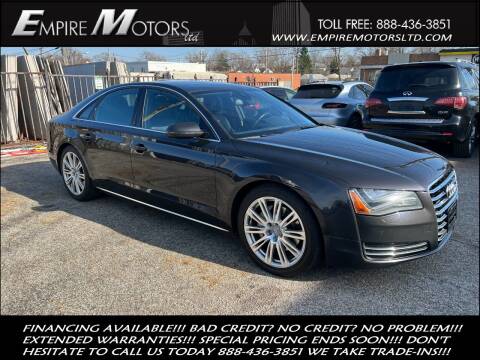 2014 Audi A8 for sale at Empire Motors LTD in Cleveland OH