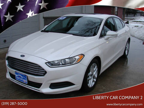 2016 Ford Fusion for sale at Liberty Car Company - II in Waterloo IA