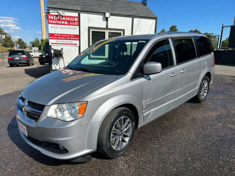 2017 Dodge Grand Caravan for sale at McManus Motors in Wheat Ridge CO
