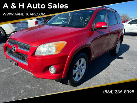 2009 Toyota RAV4 for sale at A & H Auto Sales in Greenville SC