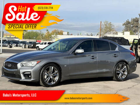 2014 Infiniti Q50 for sale at Baba's Motorsports, LLC in Phoenix AZ