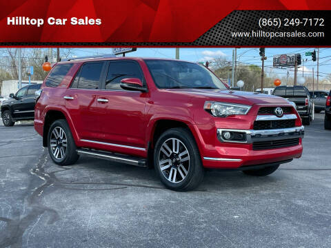 2017 Toyota 4Runner for sale at Hilltop Car Sales in Knoxville TN