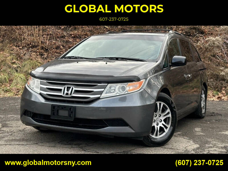 2012 Honda Odyssey for sale at GLOBAL MOTORS in Binghamton NY