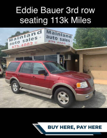 2003 Ford Expedition for sale at Mainland Auto Sales Inc in Daytona Beach FL