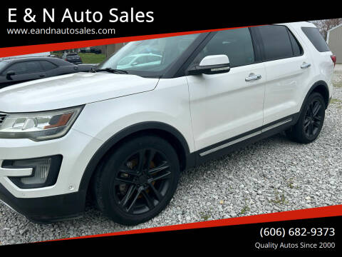 2016 Ford Explorer for sale at E & N Auto Sales in London KY
