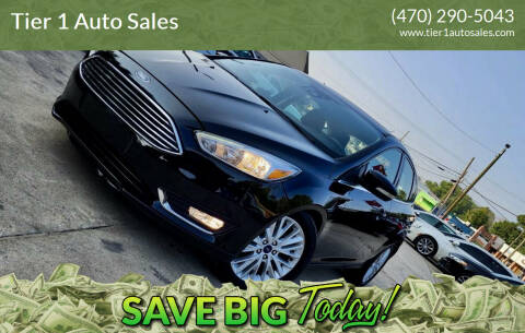 2017 Ford Focus for sale at Tier 1 Auto Sales in Gainesville GA