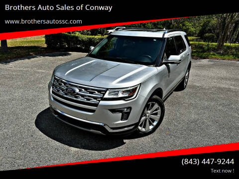 2019 Ford Explorer for sale at Brothers Auto Sales of Conway in Conway SC