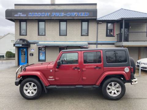 2013 Jeep Wrangler Unlimited for sale at Sisson Pre-Owned in Uniontown PA