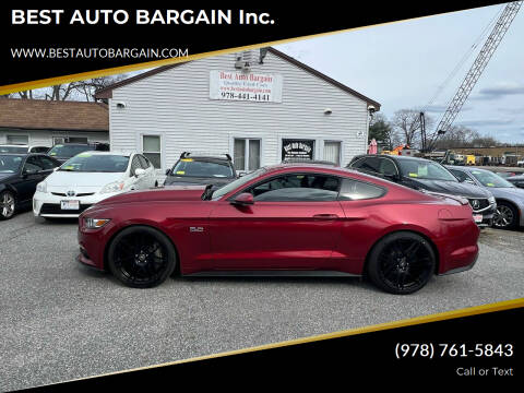 2015 Ford Mustang for sale at BEST AUTO BARGAIN inc. in Lowell MA