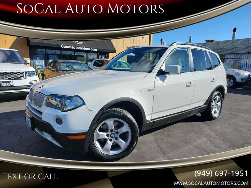 2008 BMW X3 for sale at SoCal Auto Motors in Costa Mesa CA