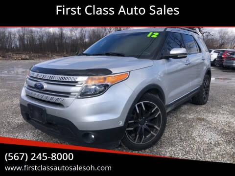 2012 Ford Explorer for sale at First Class Auto Sales MI in Erie MI