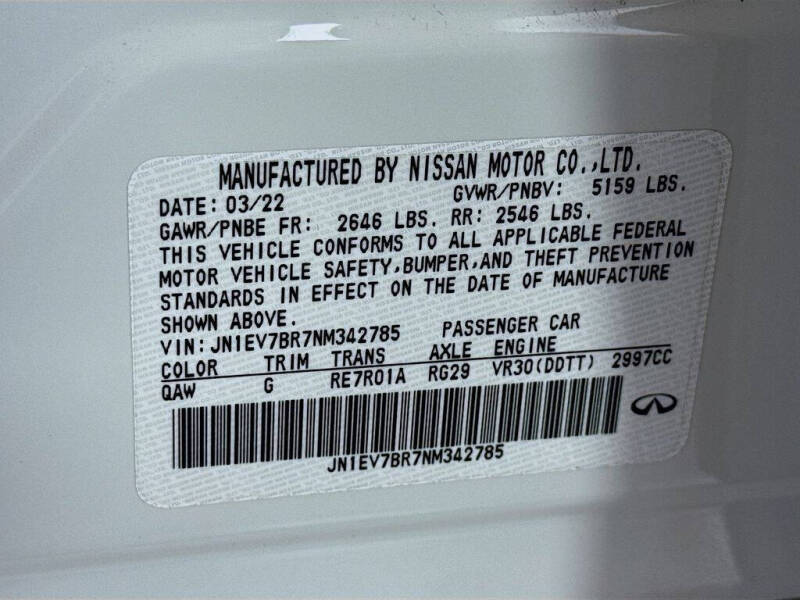 2022 Infiniti Q50 Luxe