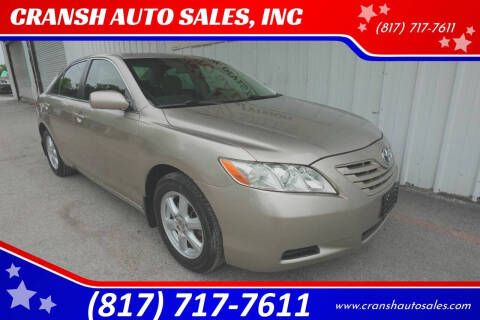 2007 Toyota Camry for sale at CRANSH AUTO SALES, INC in Arlington TX