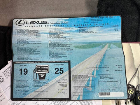 2006 Lexus SC 430