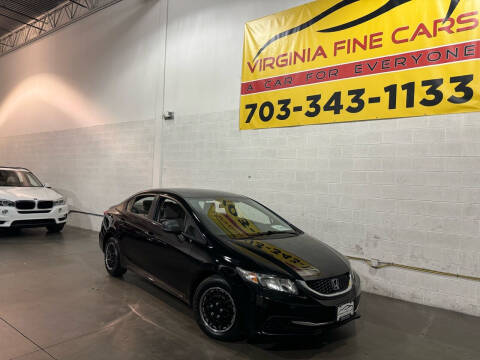 2013 Honda Civic for sale at Virginia Fine Cars in Chantilly VA