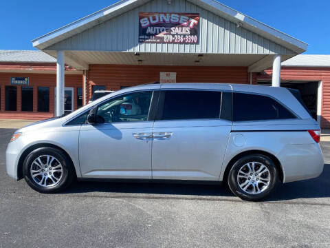 2011 Honda Odyssey for sale at Sunset Auto Sales in Paragould AR