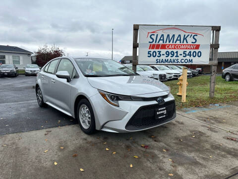 2022 Toyota Corolla Hybrid for sale at Siamak's Car Company llc in Woodburn OR