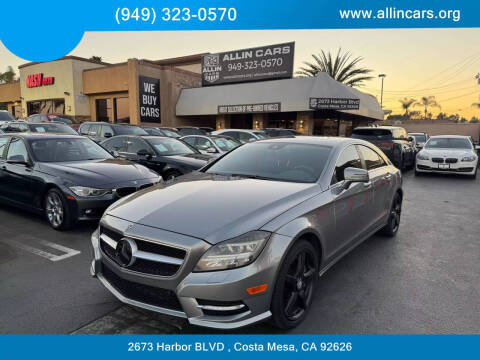 2014 Mercedes-Benz CLS for sale at Allin Cars in Costa Mesa CA