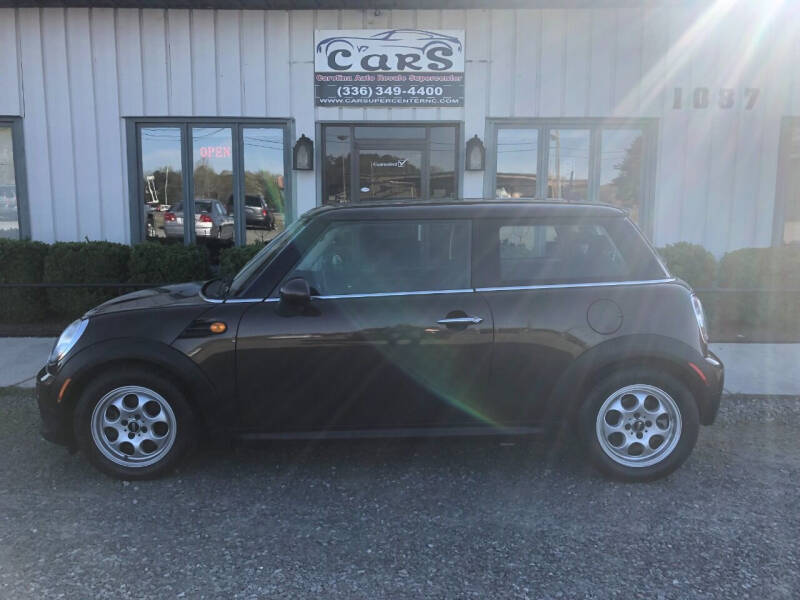 2012 MINI Cooper Hardtop for sale at Carolina Auto Resale Supercenter in Reidsville NC