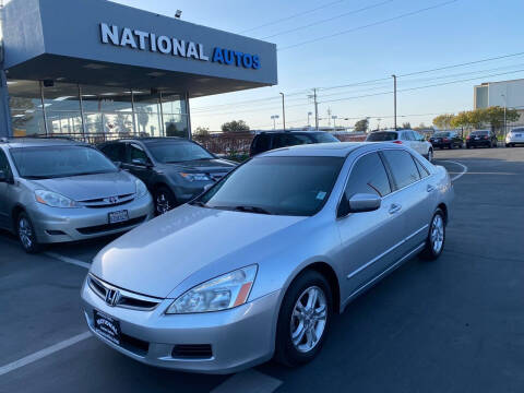 2007 Honda Accord for sale at National Autos Sales in Sacramento CA
