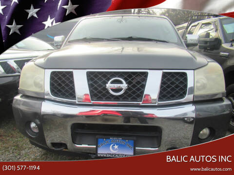 2004 Nissan Armada for sale at Balic Autos Inc in Lanham MD