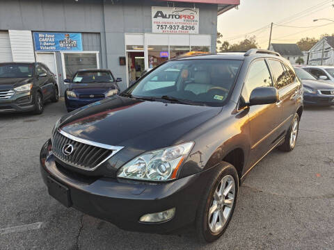 2009 Lexus RX 350 for sale at AutoPro Virginia LLC in Virginia Beach VA