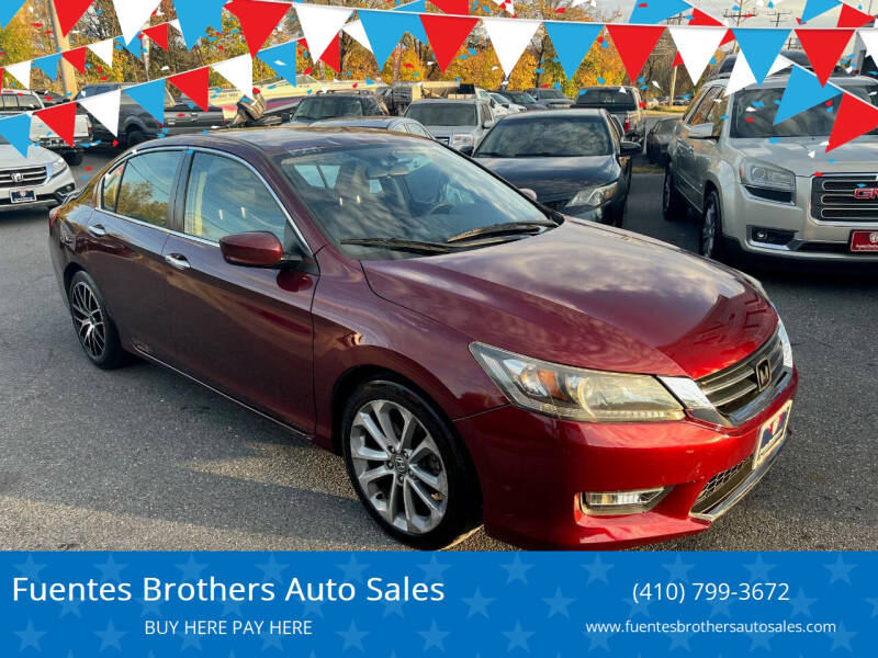 2015 Honda Accord for sale at Fuentes Brothers Auto Sales in Jessup MD