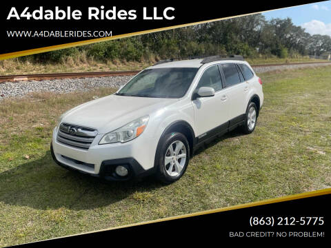 2013 Subaru Outback for sale at A4dable Rides LLC in Haines City FL