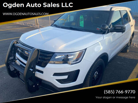 2018 Ford Explorer for sale at Ogden Auto Sales LLC in Spencerport NY