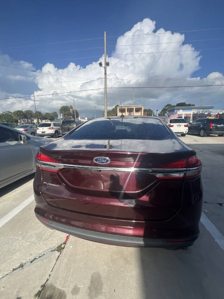 2017 Ford Fusion for sale at Rolin Auto Sales, Inc. in Fort Pierce, FL