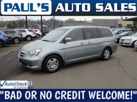 2006 Honda Odyssey for sale at Paul's Auto Sales in Eugene OR