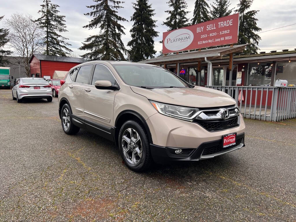 2017 Honda CR-V for sale at PLATINUM AUTO SALES INC in Lacey, WA