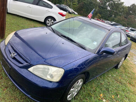 2001 Honda Civic for sale at Mocks Auto in Kernersville NC