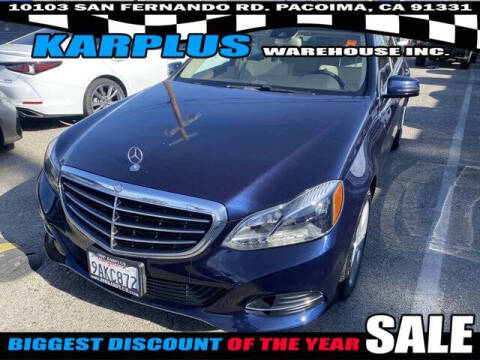 2015 Mercedes-Benz E-Class for sale at Karplus Warehouse in Pacoima CA