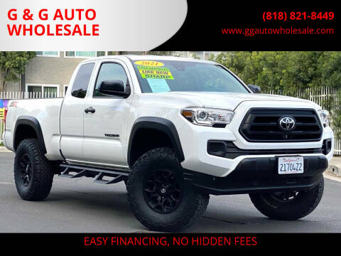 2021 Toyota Tacoma for sale at G & G AUTO WHOLESALE in North Hollywood CA