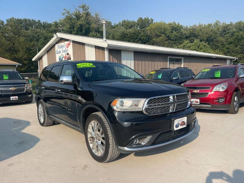 2014 Dodge Durango for sale at Victor's Auto Sales Inc. in Indianola IA