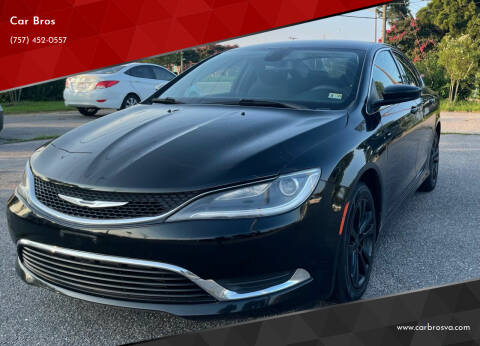 2015 Chrysler 200 for sale at Car Bros in Virginia Beach VA