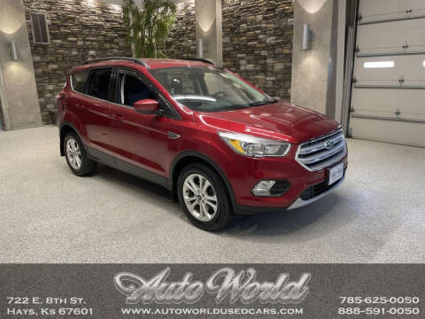 2018 Ford Escape for sale at Auto World Used Cars in Hays KS