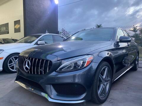 2015 Mercedes-Benz C-Class for sale at GCR MOTORSPORTS in Hollywood FL