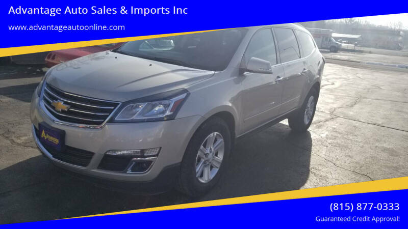 2014 Chevrolet Traverse for sale at Advantage Auto Sales & Imports Inc in Loves Park IL
