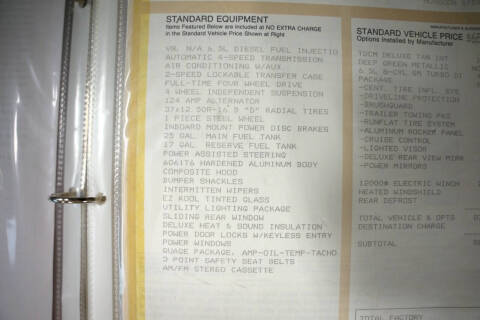 1998 AM General Hummer Hard Top