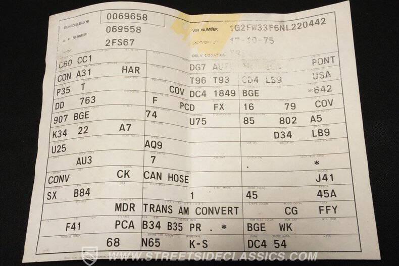 1992 Pontiac Firebird Trans Am