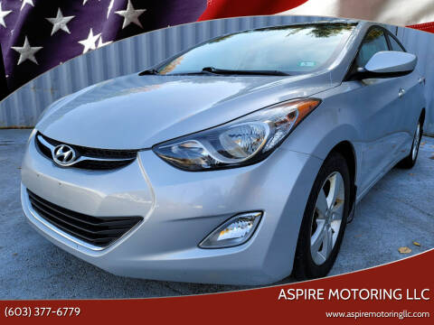 2013 Hyundai Elantra for sale at Aspire Motoring LLC in Brentwood NH