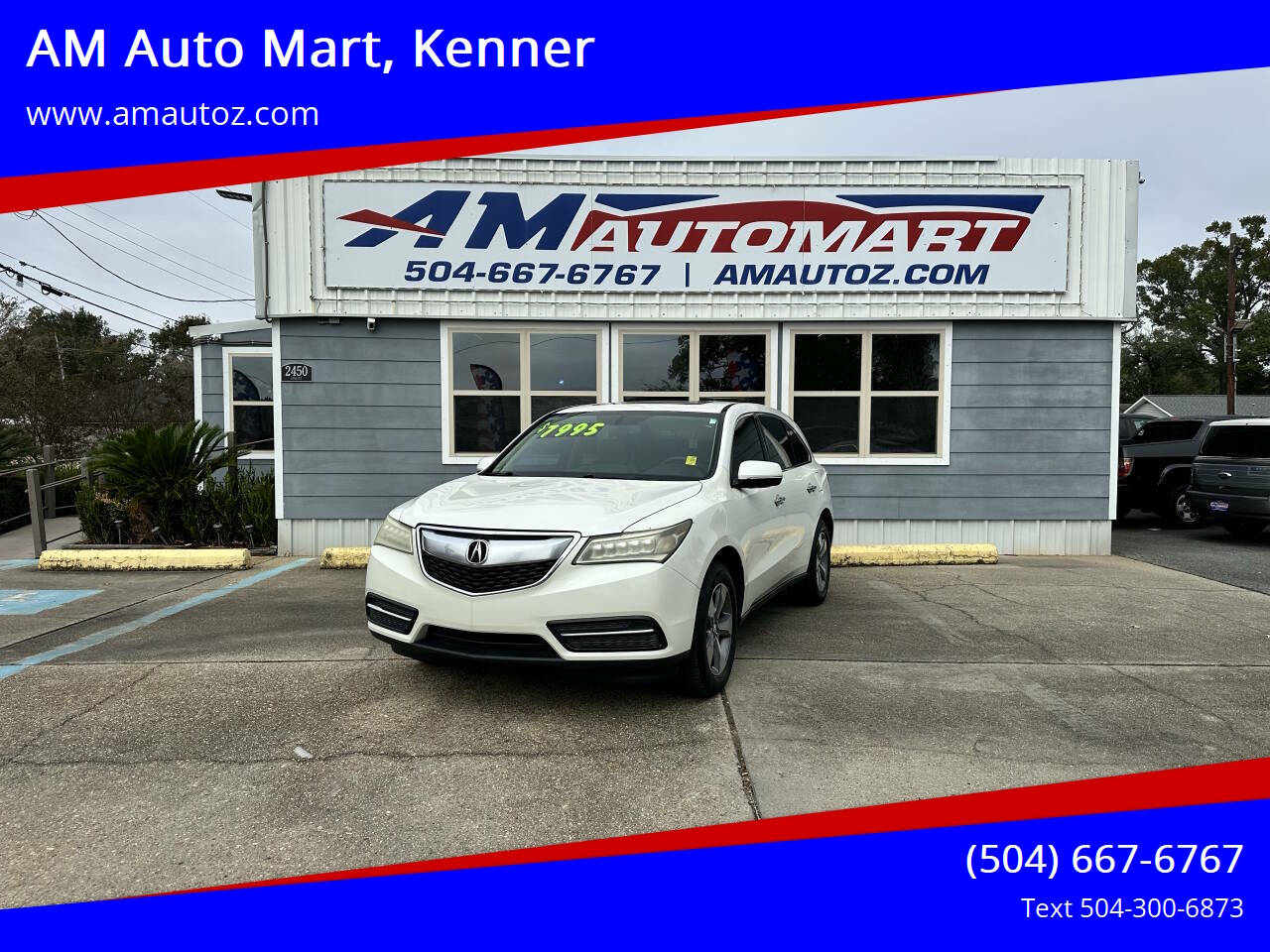 White 2014 Acura MDX Base 4dr SUV 1