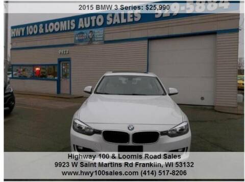 2015 BMW 3 Series for sale at Highway 100 & Loomis Road Sales in Franklin WI